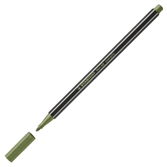 Stabilo 68 Metallic Marker Tip Pen - 8 color options