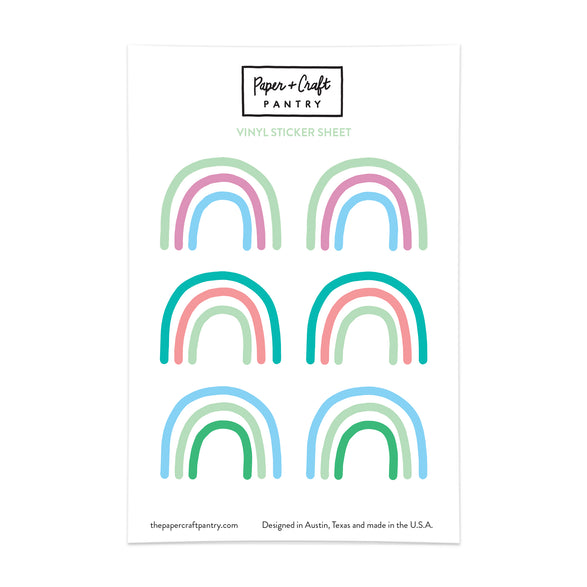Rainbows Sticker Sheet