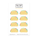 Taco Sticker Sheet