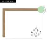 Trees Flat Notecard Set
