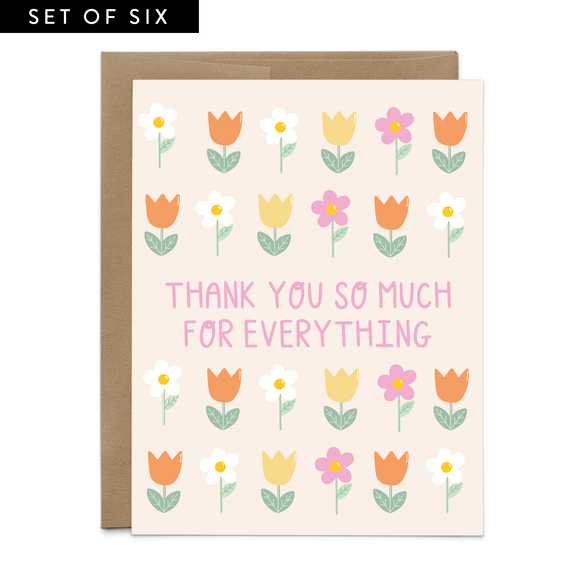 Thank You So Much For Everything Tulips + Daisies Boxed Set
