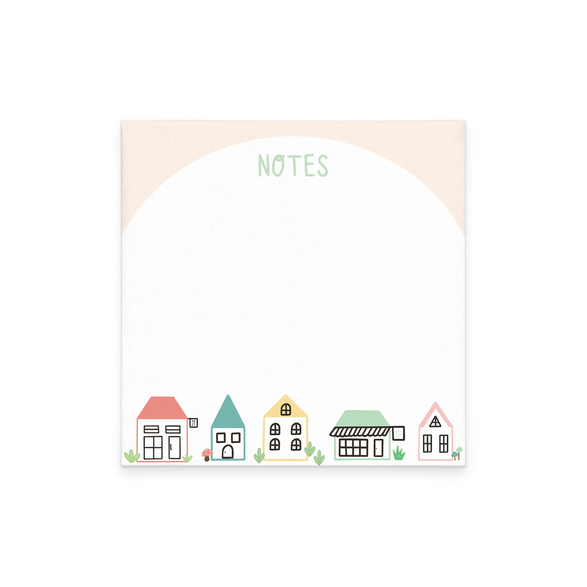Tiny Village Sticky Notes
