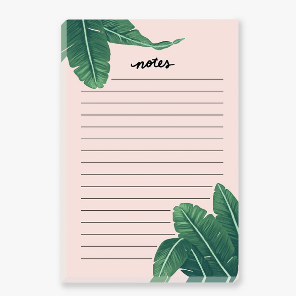 Banana Leaf Notepad