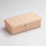 Beige Toyo Steel Toolbox - Small