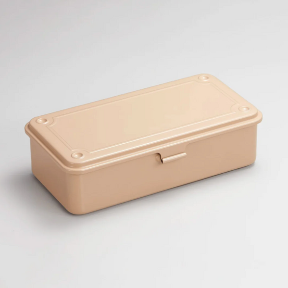 Beige Toyo Steel Toolbox - Small