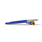 Cerulean Midnight Blue Ferris Wheel Brush Fountain Pen