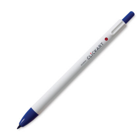 Clickart Retractable Marker Pens - 48 color options