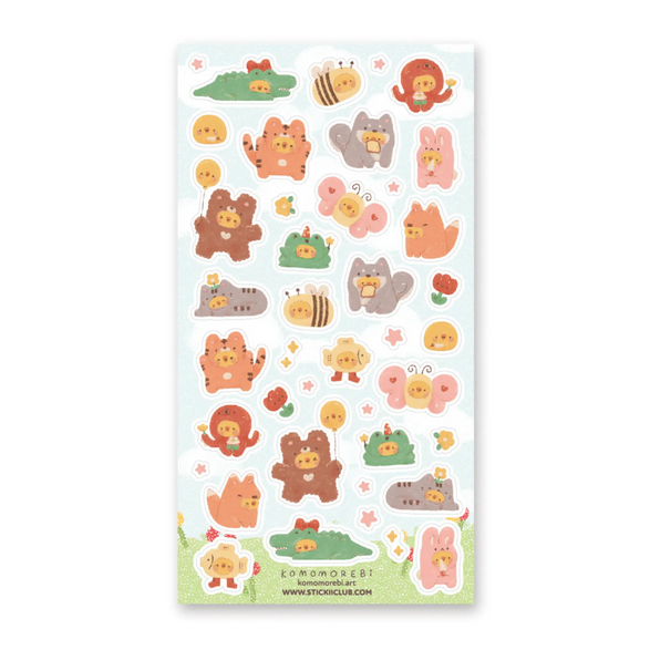Ducks in Disguise Sticker Sheet
