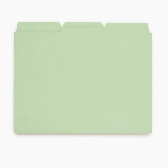 File Folders - 4 color options
