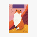 Fox Die Cut Sticky Notes
