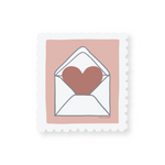 Heart in Envelope Vinyl Sticker