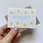 Howdy - Tiny Enclosure Card