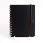 Black Large Leather Notebook