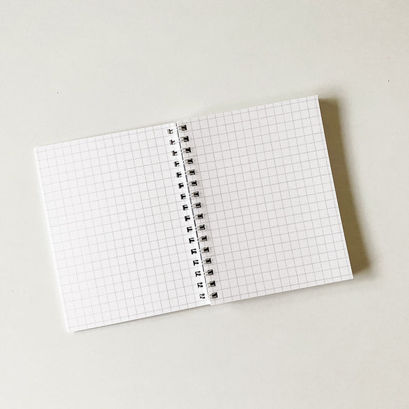 Blush Monstera Mini Graph Notebook