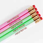 Paper Person Pencils - Set of 5