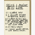 In Love Signs