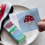 Kawaii Mushroom Mini Cross Stitch Kit