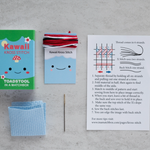 Kawaii Mushroom Mini Cross Stitch Kit