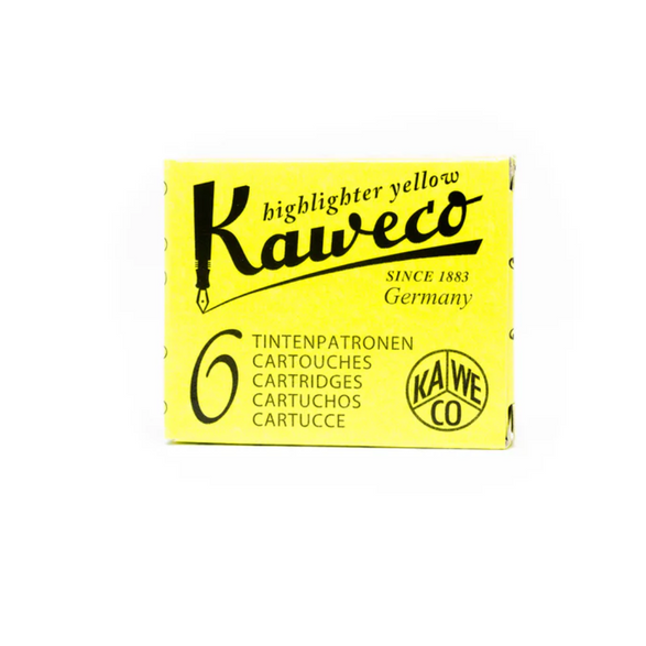 Kaweco Fountain Pen Ink Refill - Highlighter Yellow