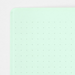 Dot Grid Midori Notebook: Soft Green