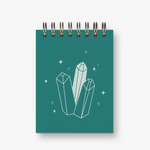 Blank Mini Notebook: Crystals