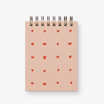 Mini Blank Notebook: Hearts