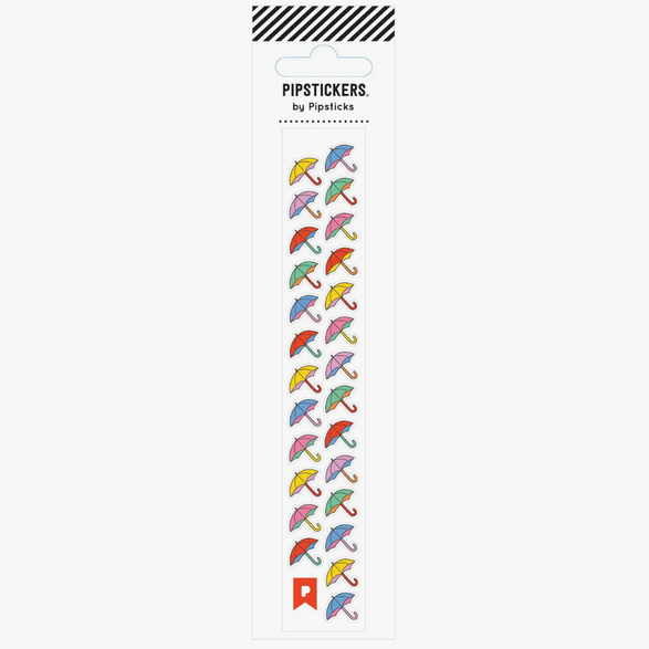 Mini Umbrellas Sticker Sheet