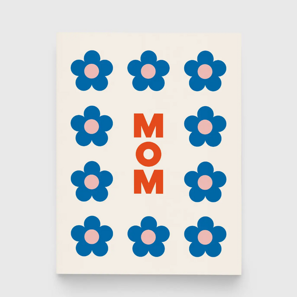 Blue Floral Mom