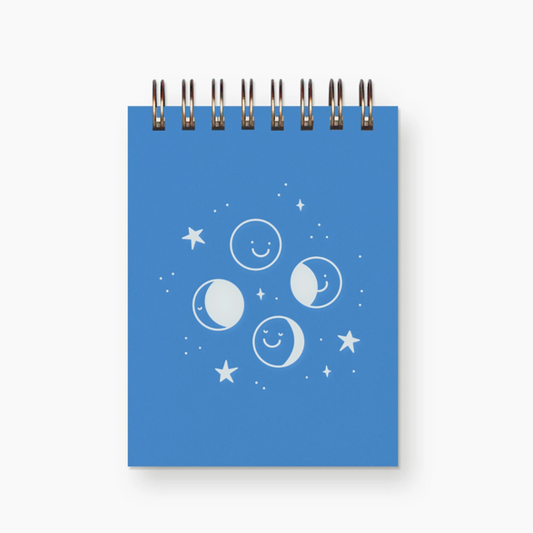 Blank Mini Notebook: Moon Phases