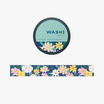 Navy Florals Washi Tape (15mm)