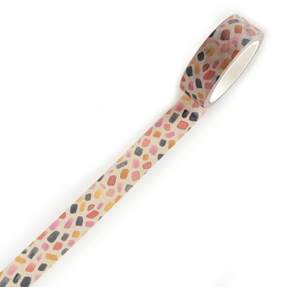 Peachy Terrazo Washi Tape (15mm)