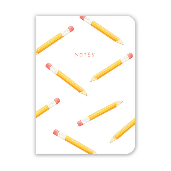 Lined Notebook: Pencil Pattern