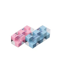 Pink and Blue Cubed Eraser - Set of 2