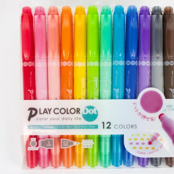 Play Color Dot Pens - Set of 12