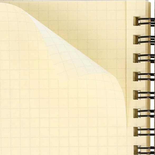 Mini Graph Rollbahn Notebook: Yellow