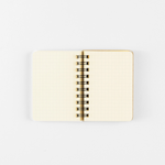 Mini Graph Rollbahn Notebook: Yellow