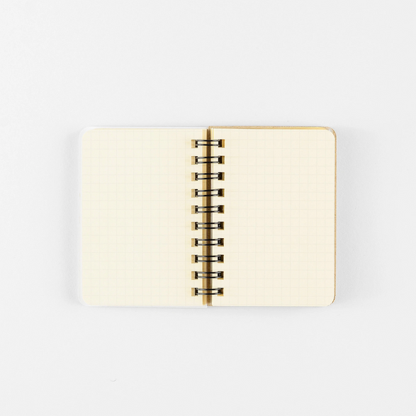 Mini Graph Rollbahn Notebook: Yellow