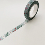 Sage Florals Washi Tape (8mm)