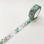 Sage Florals Washi Tape (15mm)