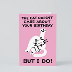 Cat Doesn't Care Birthday