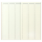 Traveler's Notebook 018 - Undated Weekly Planner Refill
