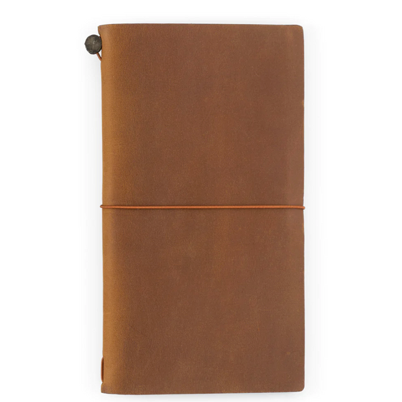 Traveler's Notebook Cover + Starter Set - Camel Brown