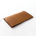 Traveler's Notebook Cover + Starter Set - Camel Brown