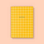 Blank Notebook: Yellow Grid
